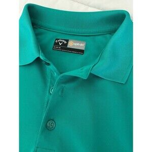 Callaway Opti Dri Aquamarine Golf‎ Polo Shirt Size Medium